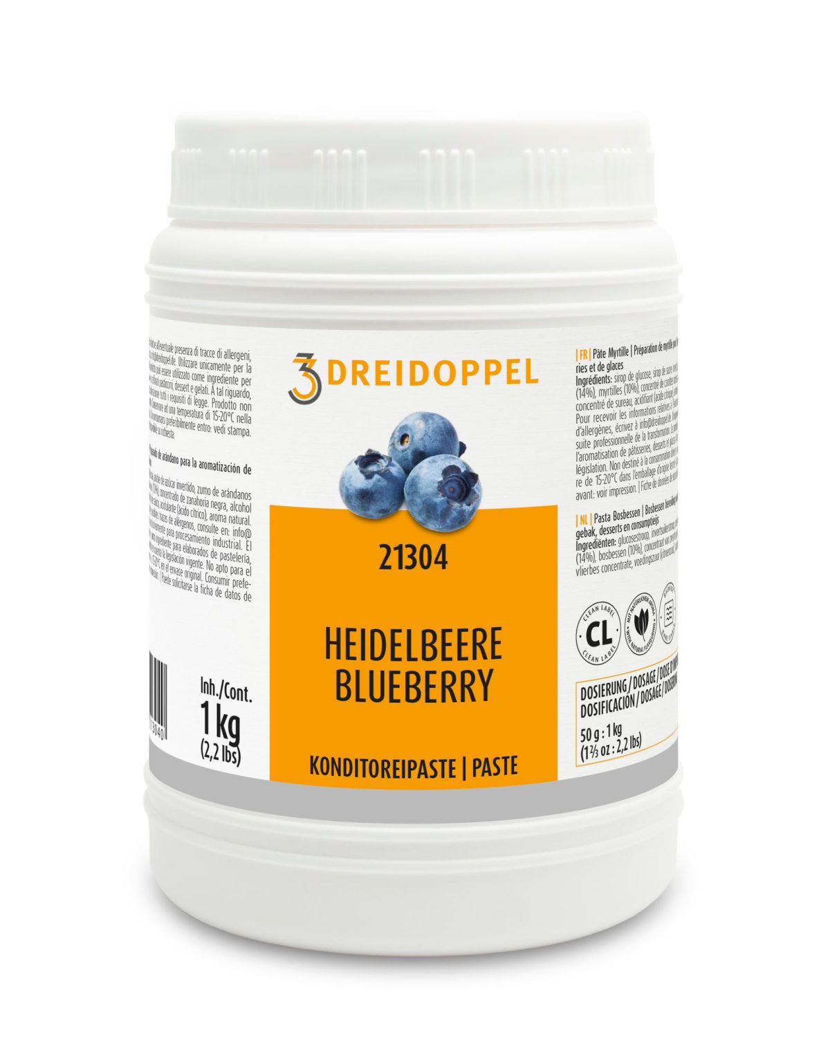 Pastă aromă de afine 1kg - imagine 1