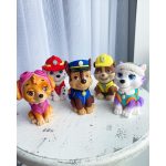Set 7 Mulaje din silicon Patrula Cățelușilor (7 bucăți)