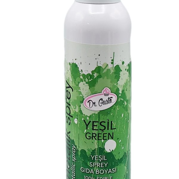 Colorant Spray Metalizat Verde, Dr. Gusto, 250ml