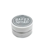 Colorant Argintiu metalizat, Pudră comestibilă "Happy Sparkle Silver" – fără E171, 12g - imagine 2