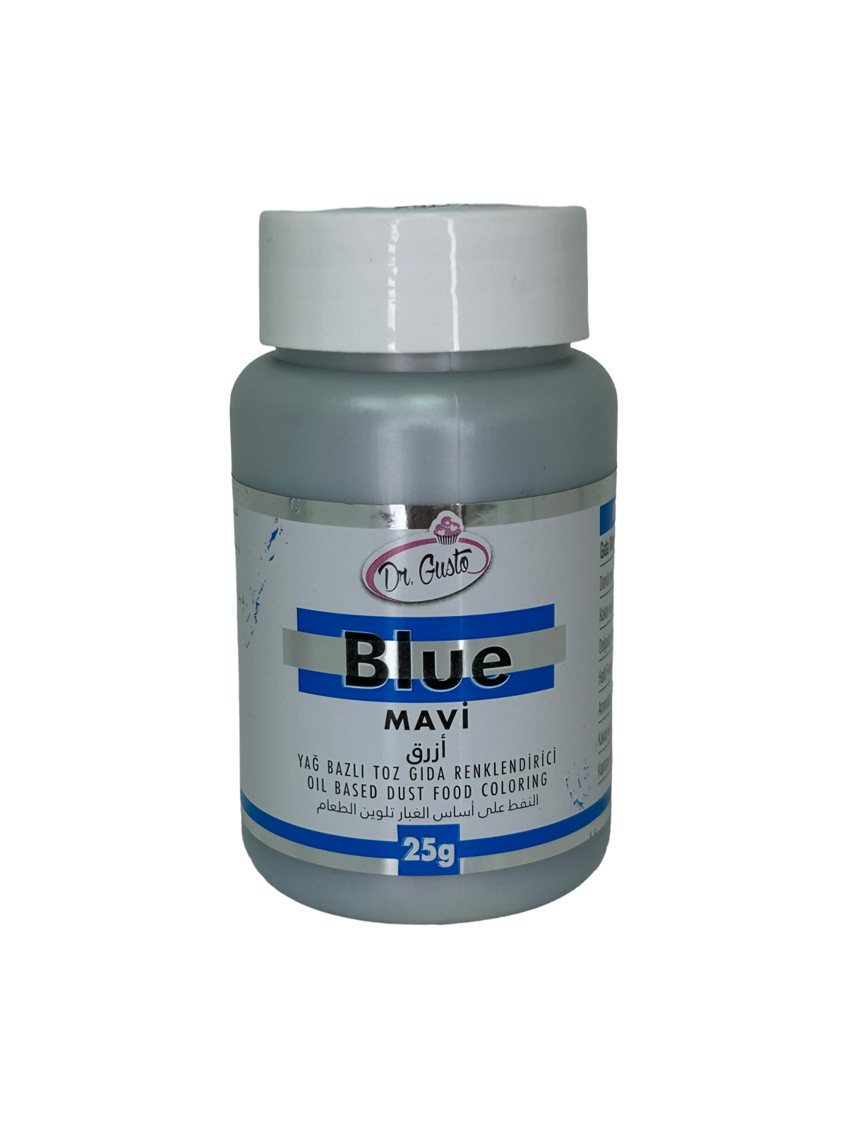 Colorant pudră Albastru liposolubil pe bază de ulei, Dr. Gusto, 25gr - imagine 1