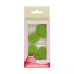 Set decorațiuni frunze verzi, 12 buc