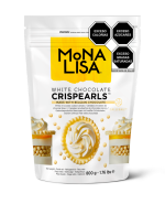 Crispearls Ciocolata albă Monalisa Callebaut, 0,8kg