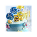Figurină comestibilă din zahăr, SpongeBob pentru tort - imagine 3