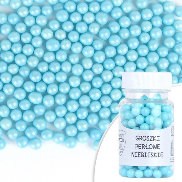 Perle albastre perlate - 50g