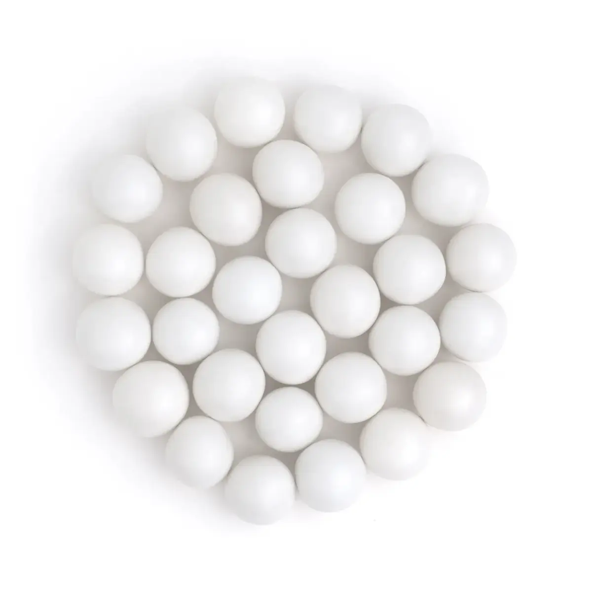 Perle decorative Albe PEARL WHITE CRISPIES LARGE 17mm/ 115g - imagine 1