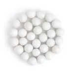 Perle decorative Albe PEARL WHITE CRISPIES LARGE 17mm/ 115g