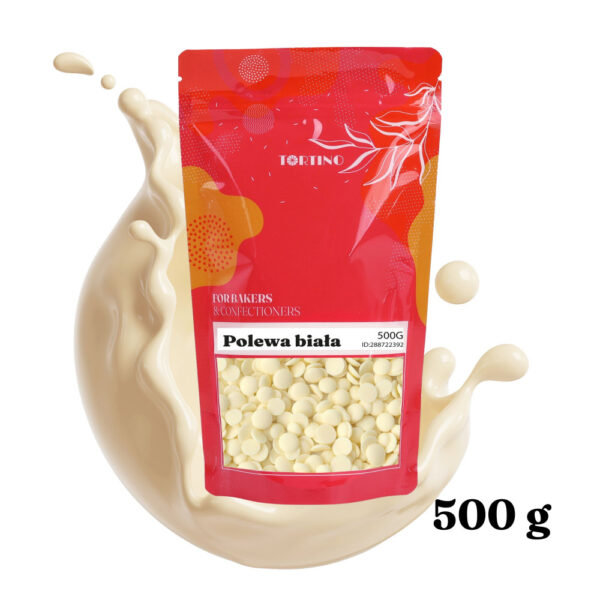 Ciocolată Albă pentru Decor, Bănuți 500g