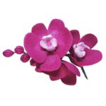 Floare din zahăr –  Orhidee purpurie, Lungime 18 cm