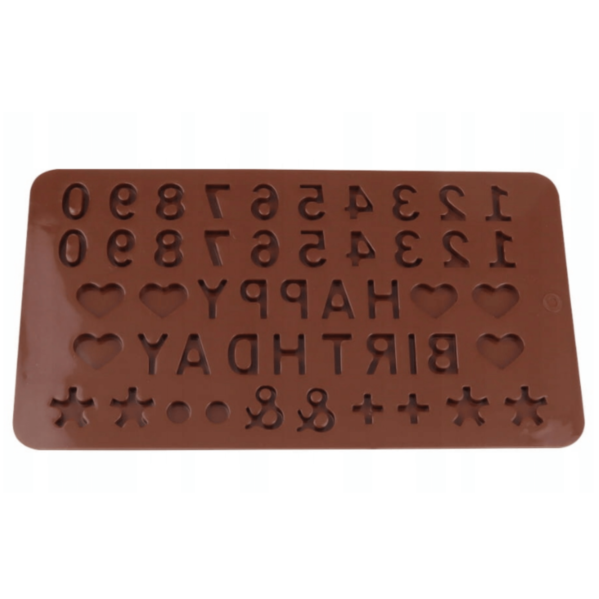 Forma de silicon praline CIFRE Happy Birthday - 20,5 cm - imagine 4