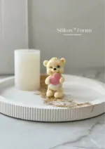 Mulaj din silicon Ursuleț cu biscuite - imagine 3