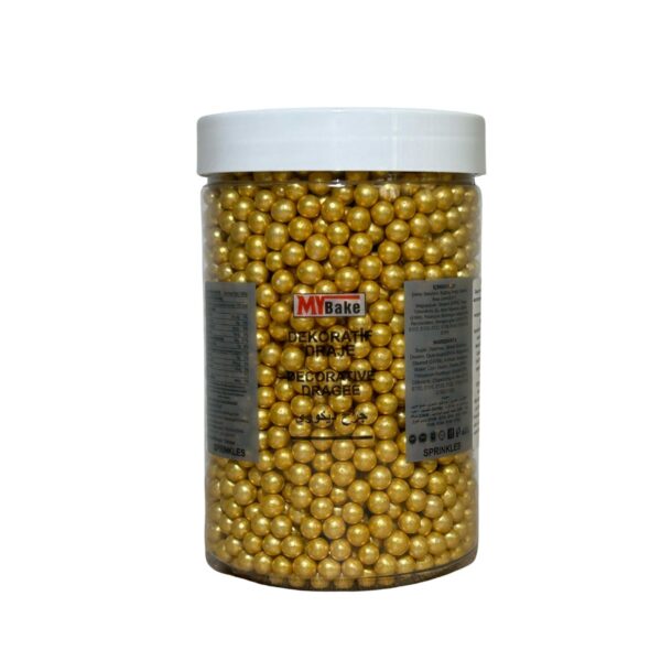 Perle Sprinkles,1kg, Auriu