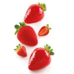 Capsuna Mignon 3D, 4.8x3.7xH3.3cm - Forma Silicon Monoportii, 15 cavitati - imagine 3
