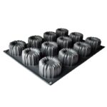 Forma Pavoflex 30x40 Charlotte Cedric Grolet, 12 cavitati, Ø 7,5 x H 4,5 cm, 140 ml - imagine 3