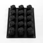 Forma Pavoflex Romance40time 15 cavitati, Ø 4 x H 4.5 cm, 40 ml - imagine 2