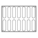 Forma Silicon Bachour, Monoportii Confy, 12.8 x 3 x h 2.8 cm, 90 ml, 14 cavitati - imagine 2