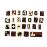 Forma Silicon Chocoice Cifre-Simboluri, 26 cavitati - imagine 3