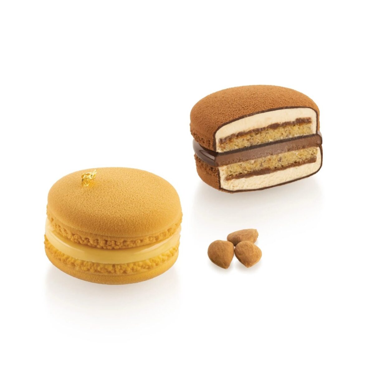 Forma Silicon Macaron Ø 6.5 x H 4 cm, 8 cavitati x 110 ml - imagine 1