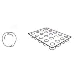 Mar 3D, Ø5.5xH4.8cm - Forma Silicon Monoportii Forcone, 20 cavitati - imagine 2